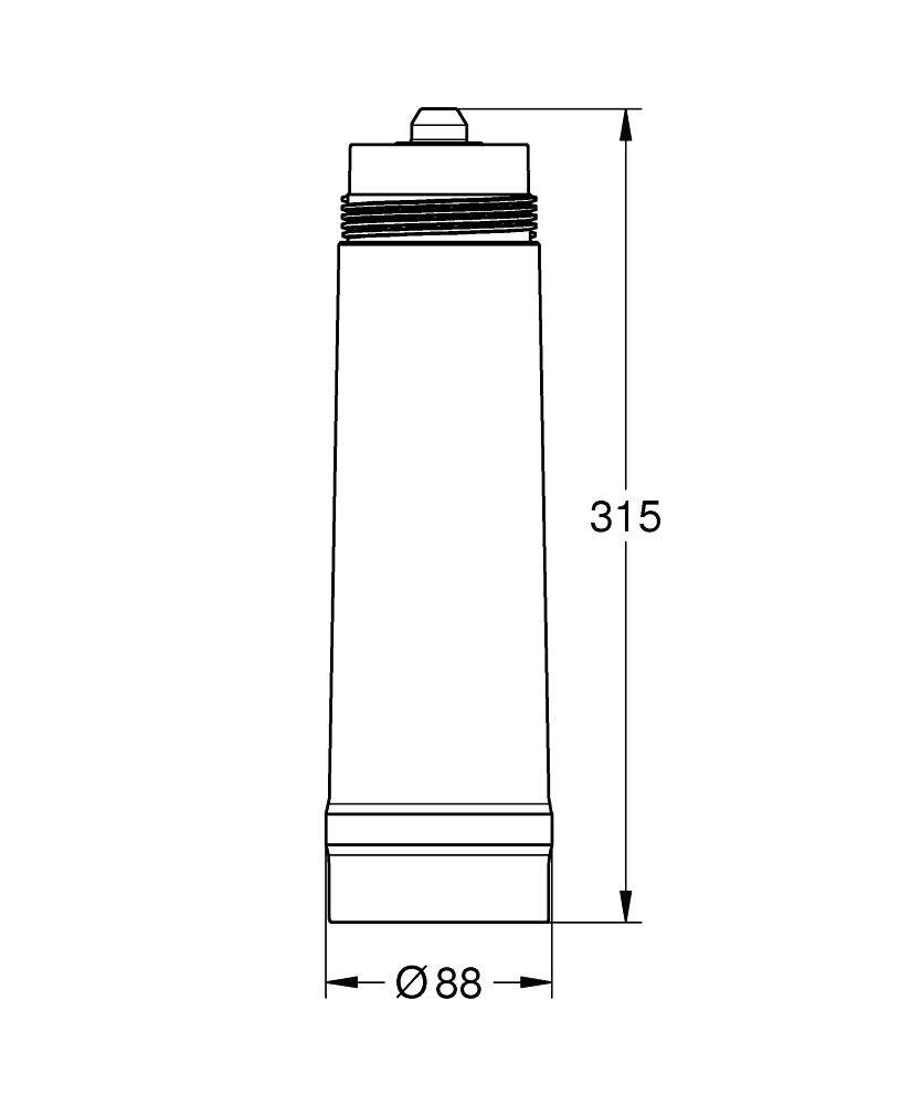 Grohe Blue BWT Austauschfilter 40430, M-Size