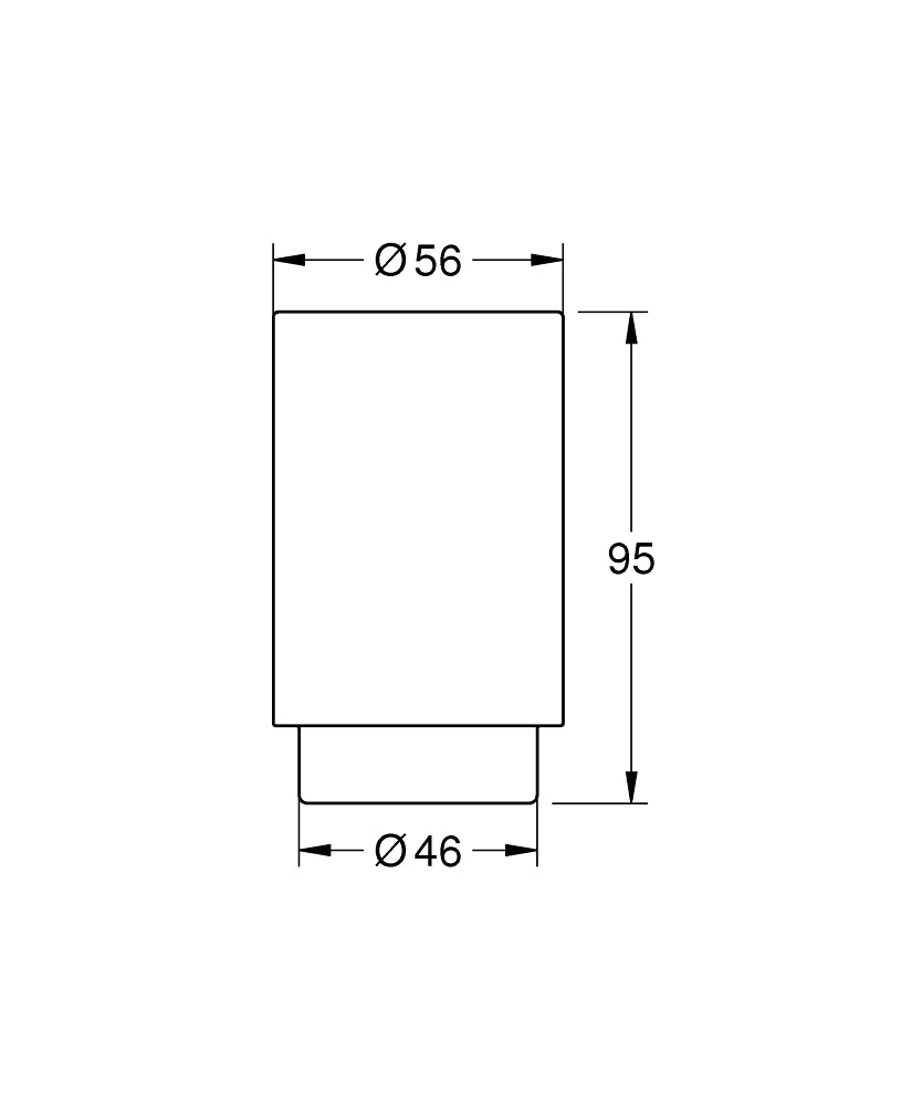 GROHE Selection Glas weiß für Halter 41027