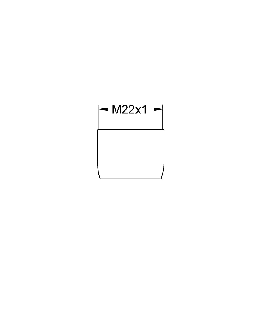 GROHE Mousseur 13967, Innengewinde M 22 x 1 (chrom)