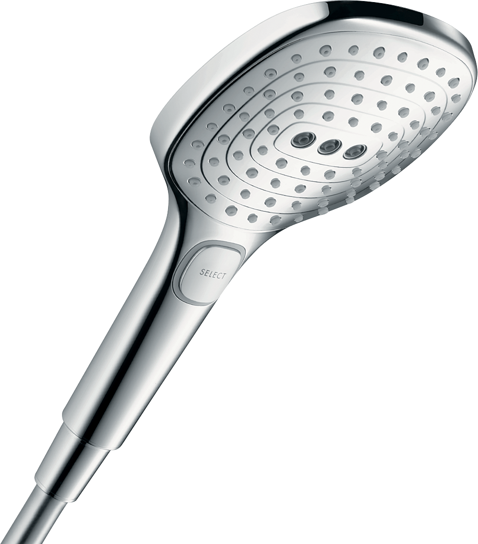 Hansgrohe Raindance Select E 120 EcoSmart Handbrause, 8,5 l/min (weiß/chrom)