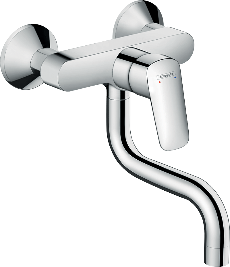 Hansgrohe Logis M31 Spültischmischer 1jet, Wandmontage (chrom)