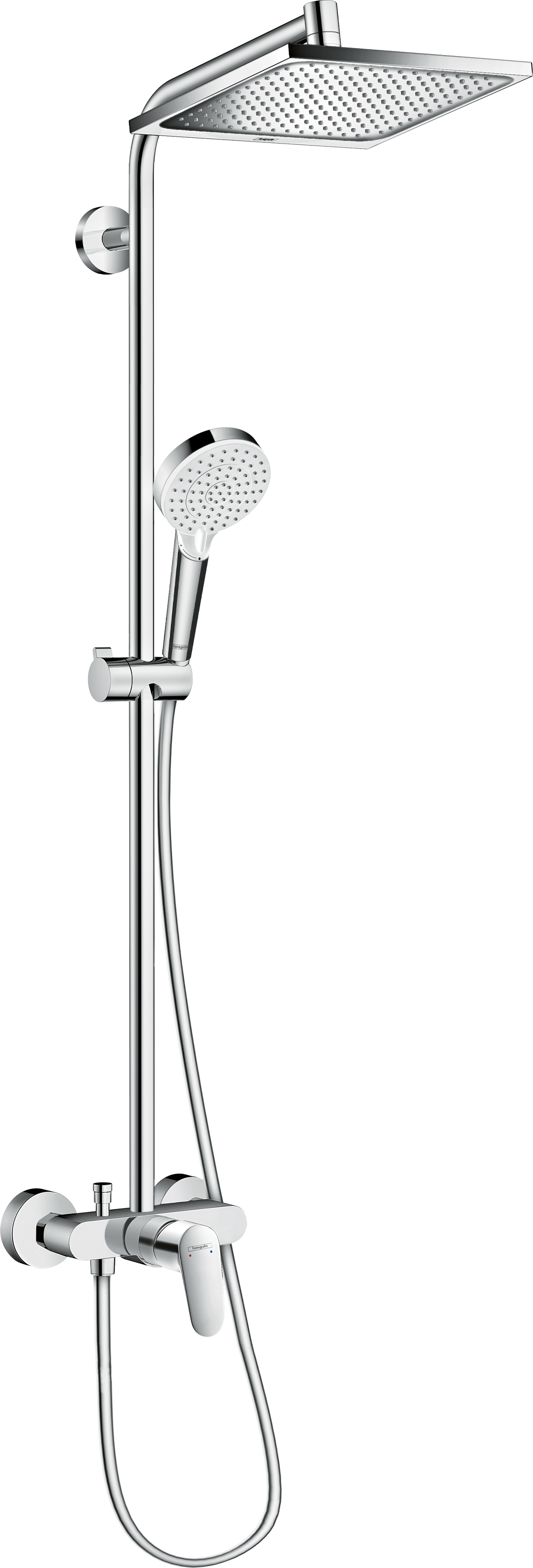 Hansgrohe Crometta E Showerpipe 240 mit Einhebelmischer (chrom)