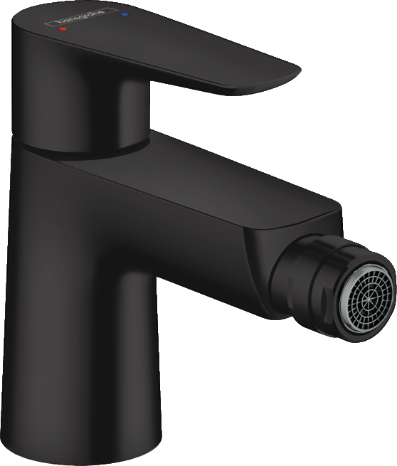 Hansgrohe Talis E Bidetmischer mit Ablaufgarnitur (mattschwarz)