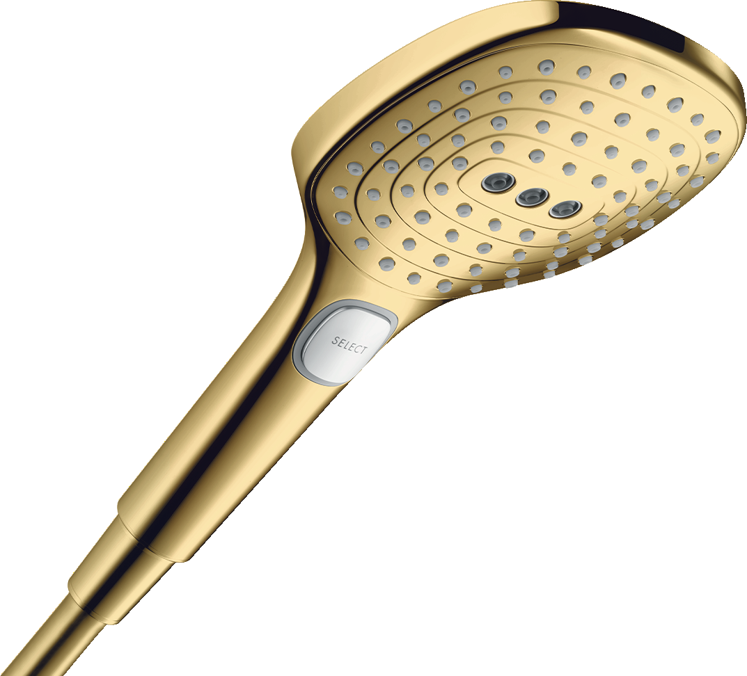 Hansgrohe Raindance Select E 120 3jet Handbrause (polished gold optic)