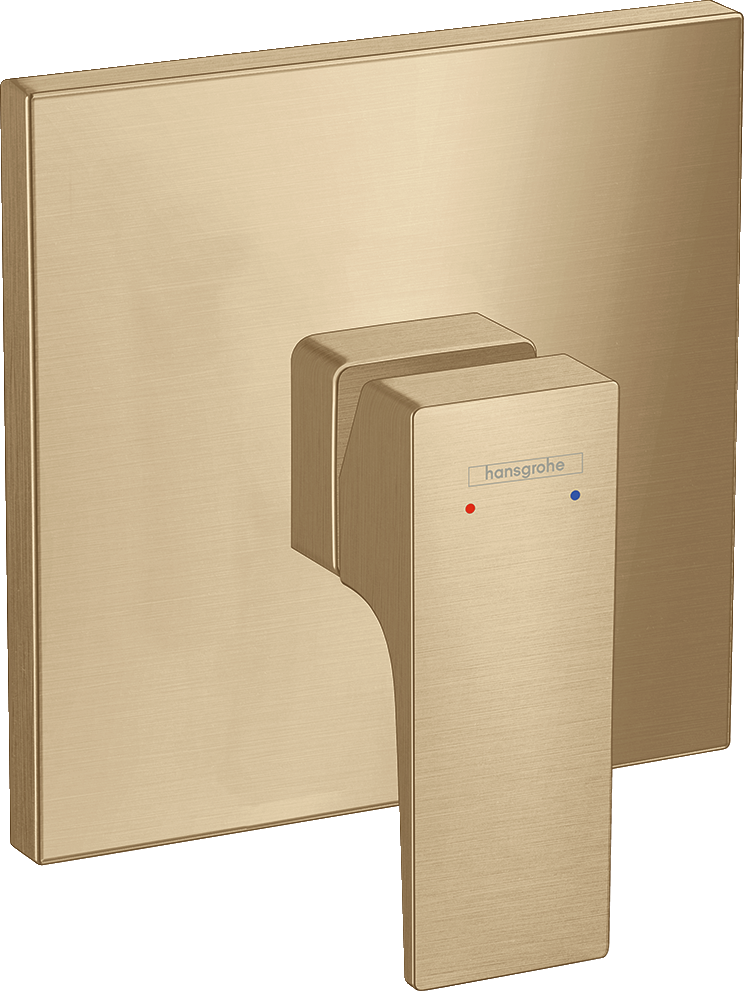 Hansgrohe Metropol Brausenmischer Unterputz, Fertigset für 1 Verbraucher (brushed bronze)