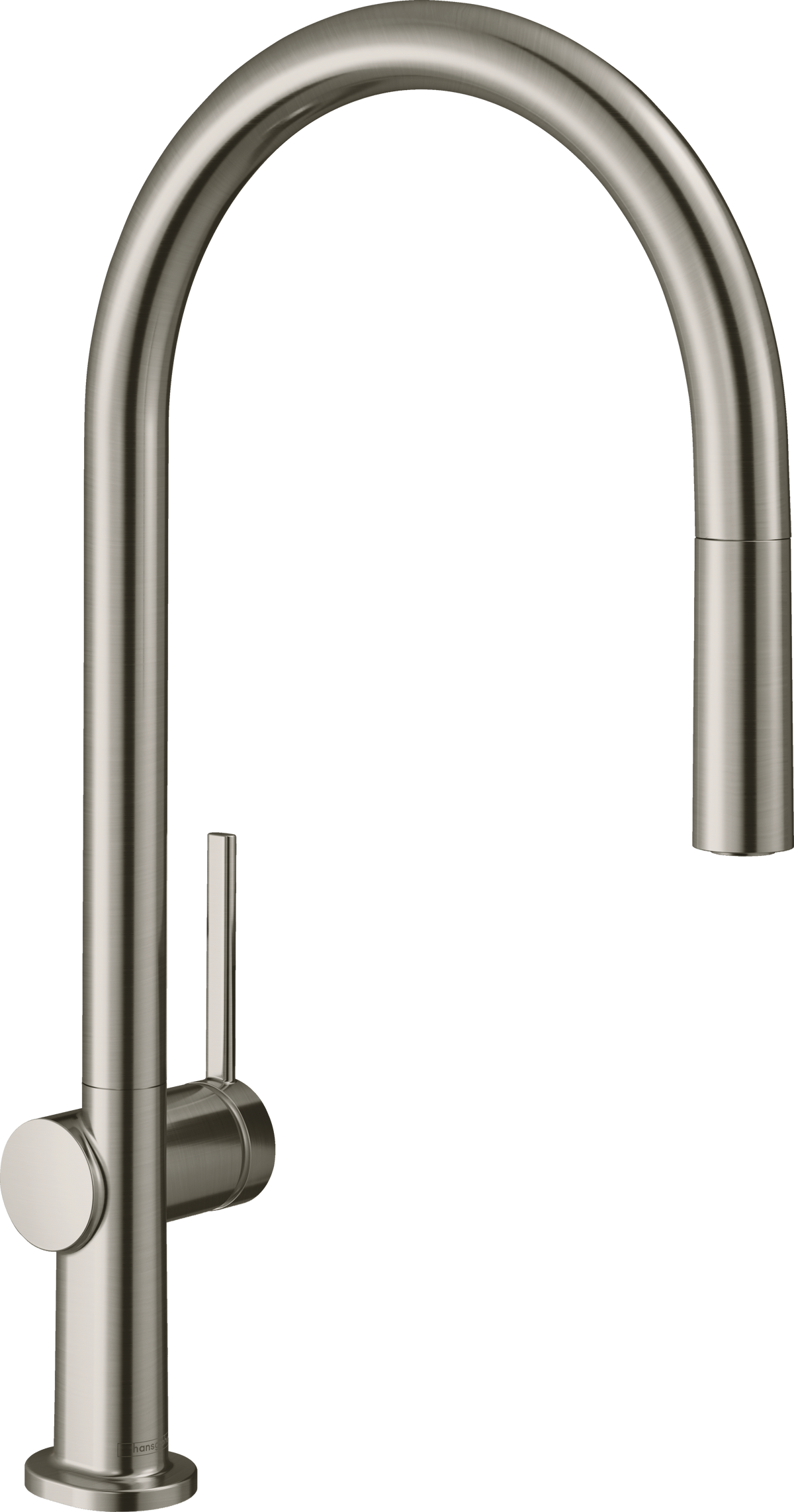 Hansgrohe Talis M54 Spültischmischer 210 mit Ausziehauslauf 1jet (Edelstahl Optik)