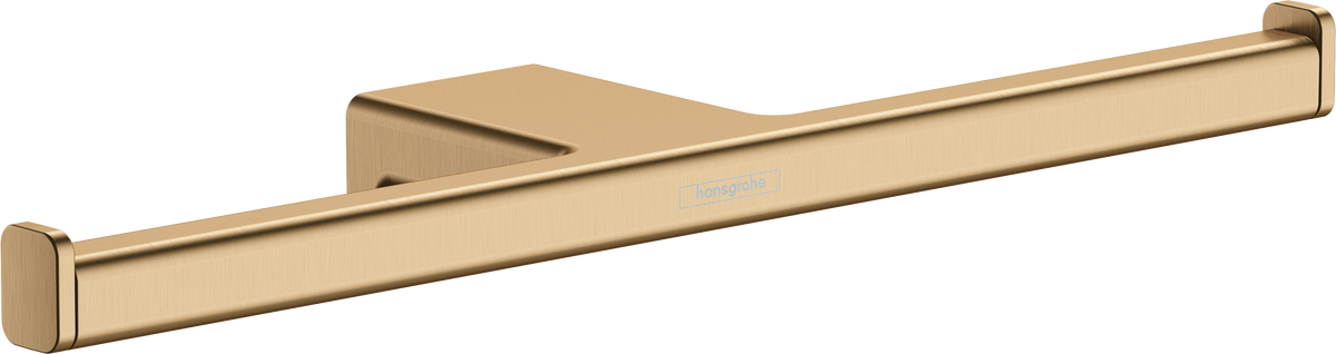 hansgrohe AddStoris Doppel-Papierrollenhalter ohne Deckel (Brushed Bronze)