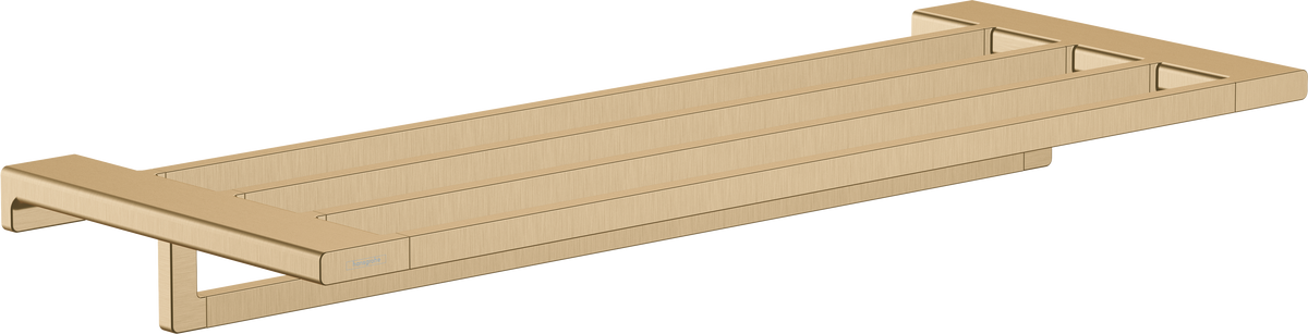 Hansgrohe AddStoris Handtuchablage mit Handtuchhalter, 648 mm (brushed bronze)