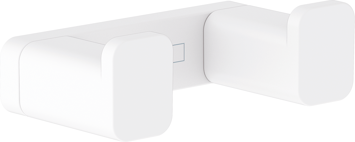 hansgrohe AddStoris Doppelhaken (mattweiß)