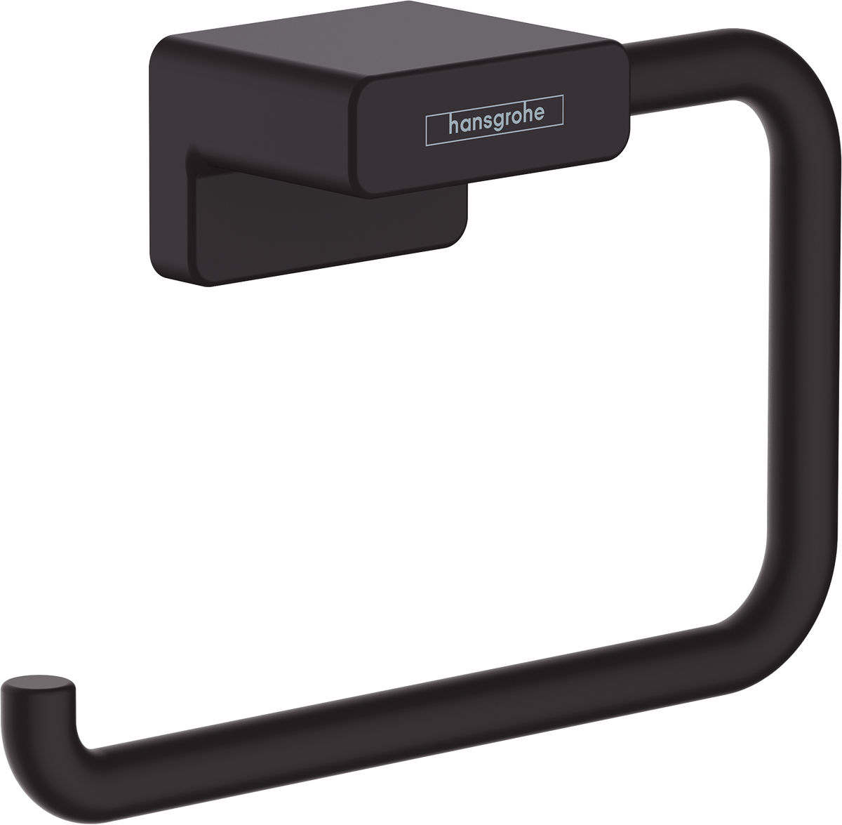 hansgrohe AddStoris Papierrollenhalter ohne Deckel (mattschwarz)