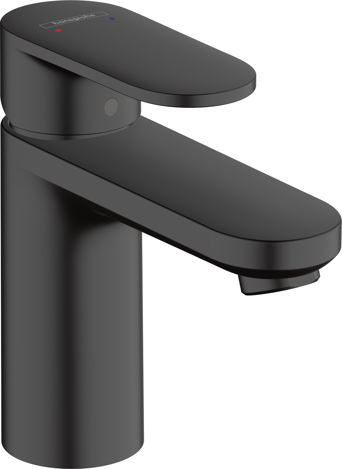 Hansgrohe Vernis Blend Waschtischmischer 100 ohne Ablaufgarnitur (mattschwarz)