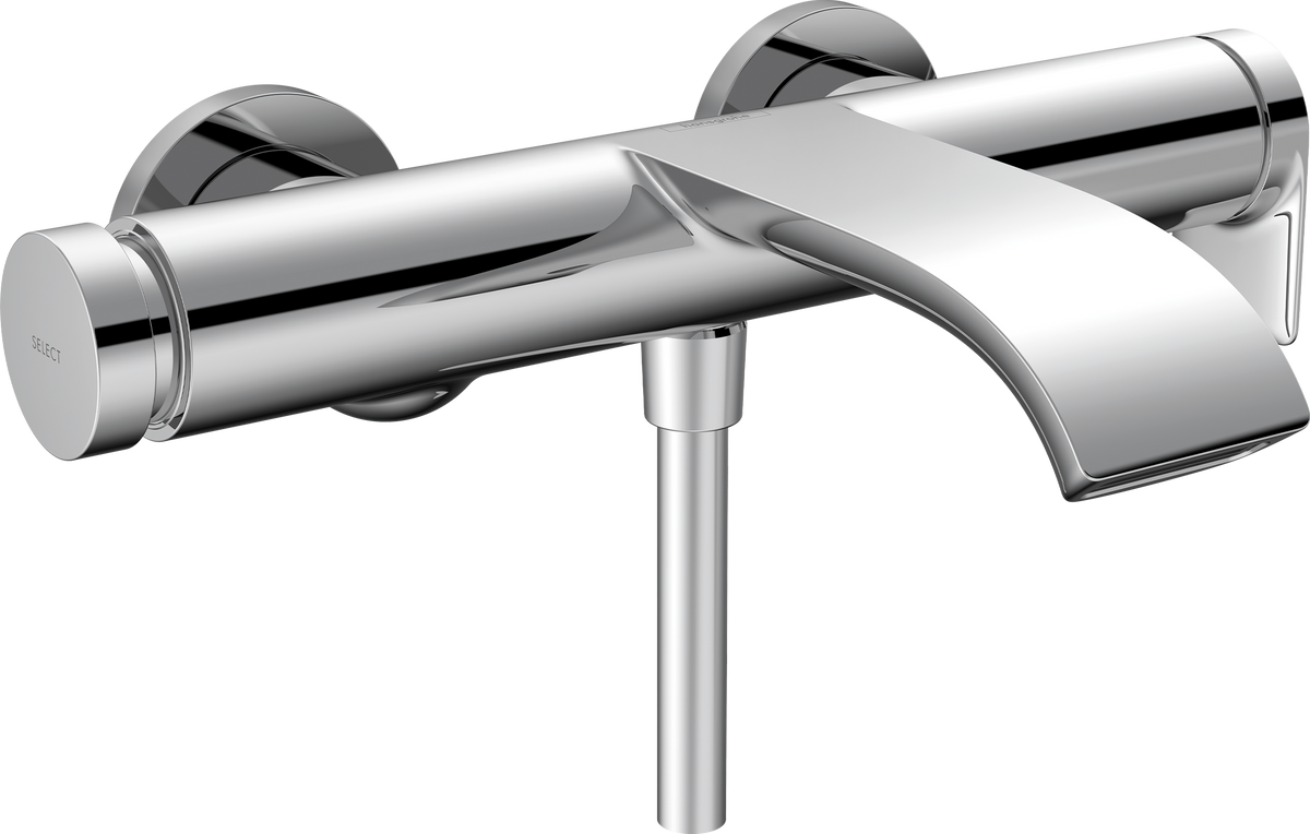 Hansgrohe Vivenis Wannenmischer Aufputz, Ausladung 216 mm (chrom)