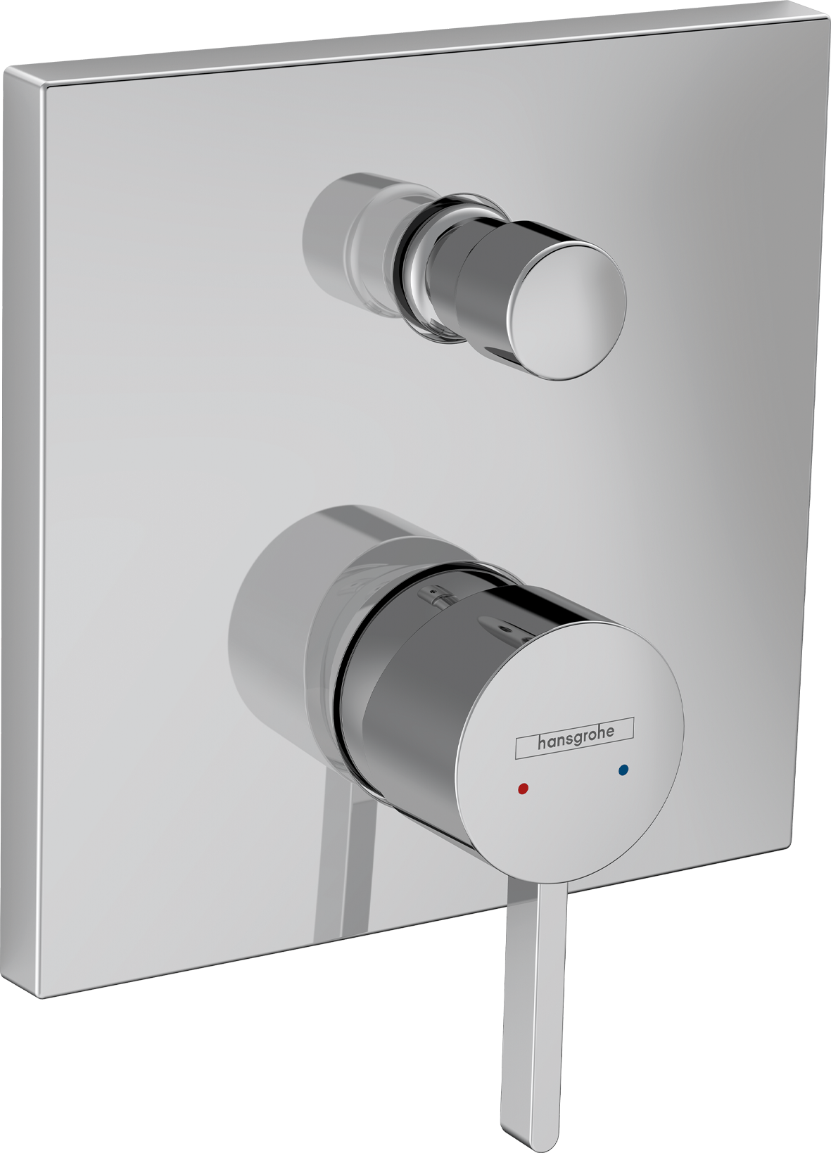 Hansgrohe Finoris Wannenmischer Unterputz, Fertigset für 2 Verbraucher (chrom)