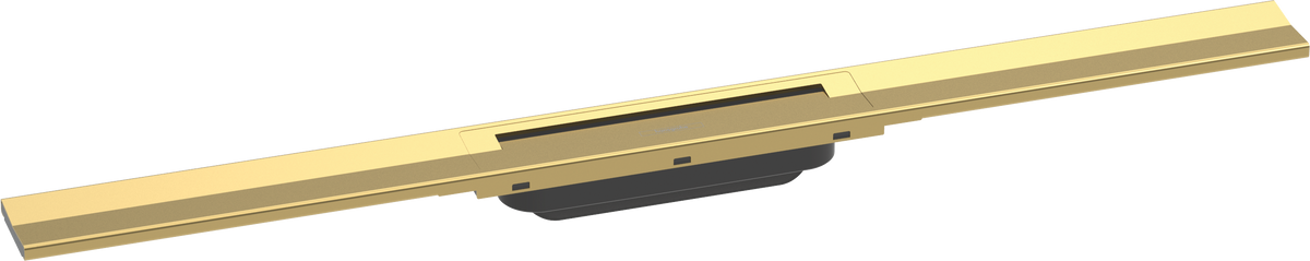 Hansgrohe RainDrain Flex Duschrinne 800 mm, vor Ort kürzbar (polished gold optic)