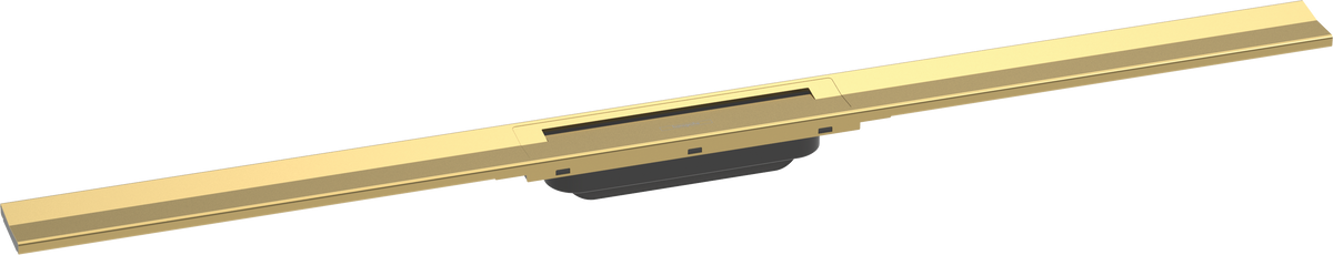 Hansgrohe RainDrain Flex Duschrinne 1000 mm, vor Ort kürzbar (polished gold optic)