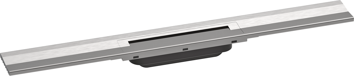 Hansgrohe RainDrain Flex Duschrinne 700 mm, kürzbar, für Wandmontage (Edelstahl gebürstet)