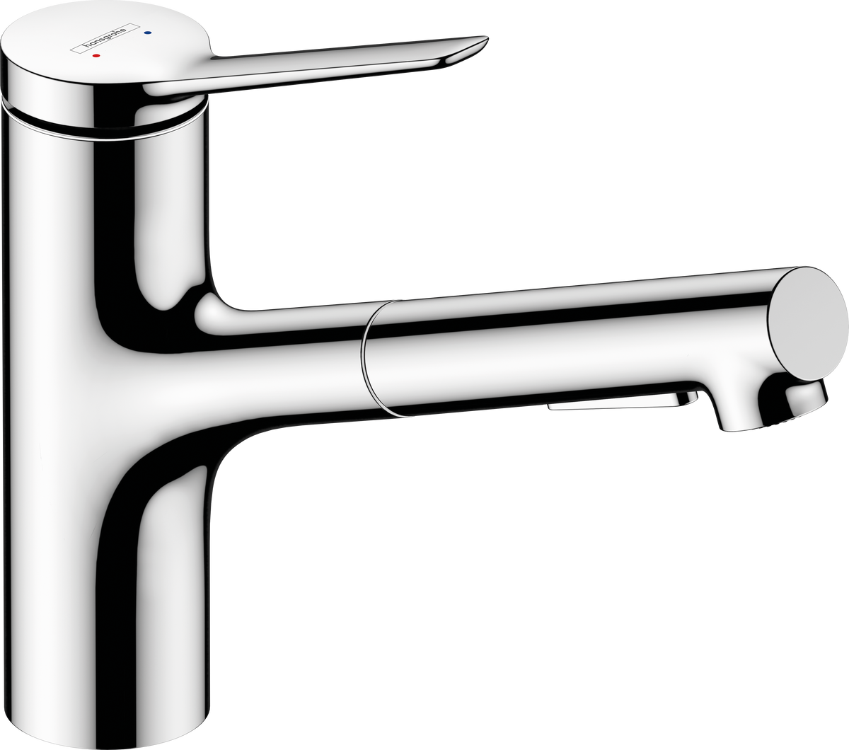 Hansgrohe Zesis M33 Spültischmischer 150 2jet mit Ausziehbrause (chrom)