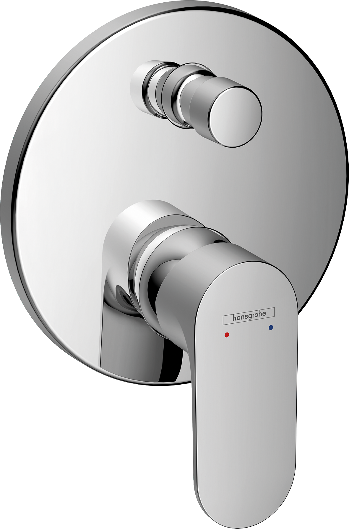 Hansgrohe Rebris S Wannenmischer Unterputz, Fertigset für 2 Verbraucher, mit Sicherungskombination (chrom)