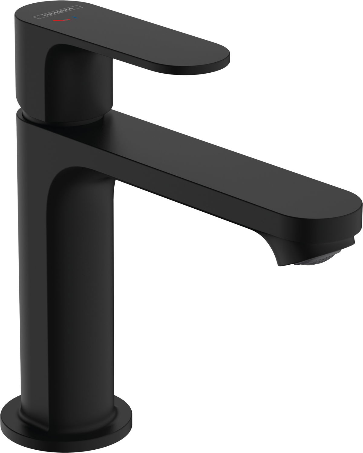Hansgrohe Rebris S Einhebel-Waschtischmischer 110 CoolStart ohne Ablaufgarnitur (mattschwarz)