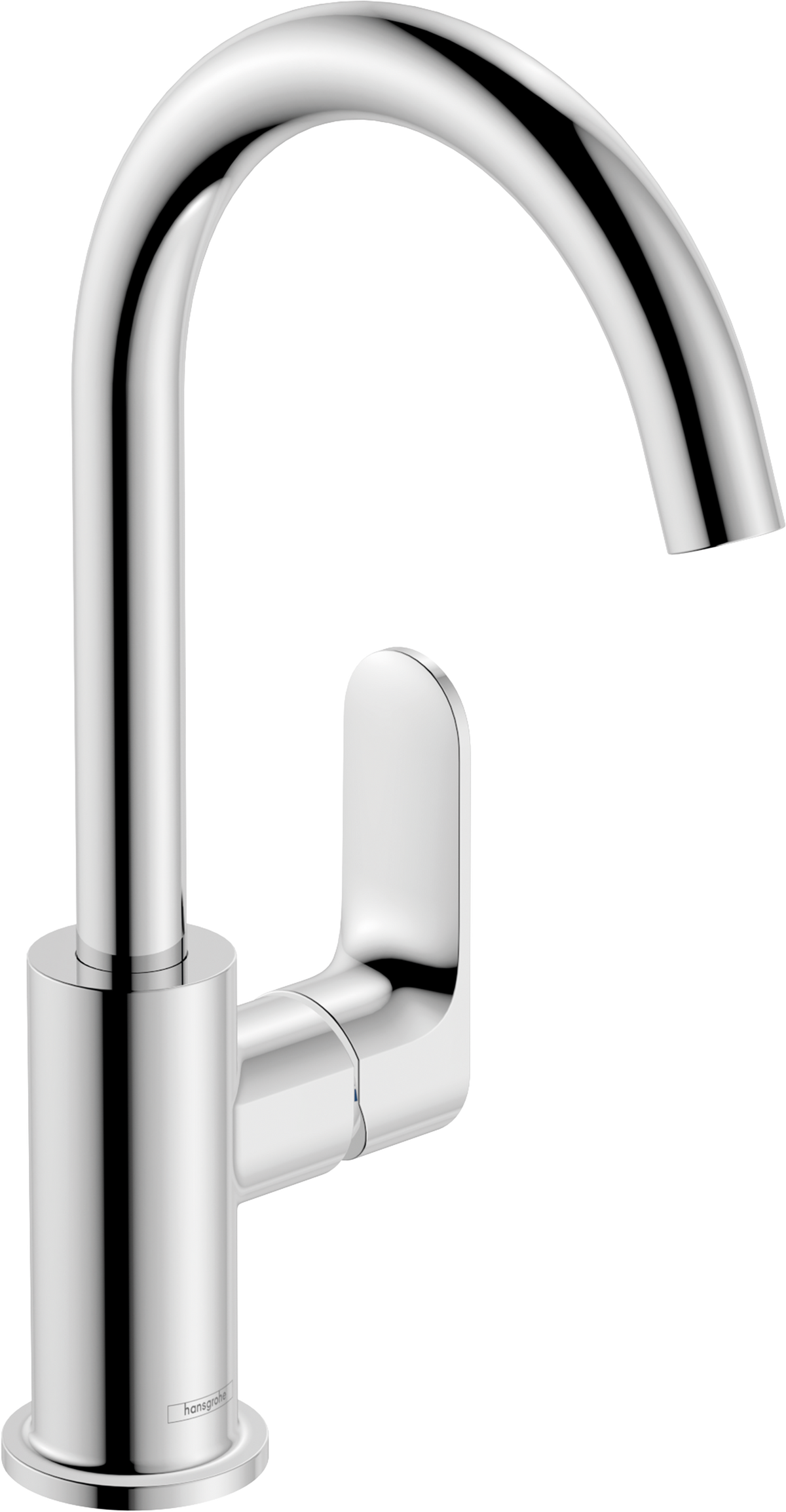Hansgrohe Rebris S Einhebel-Waschtischmischer 210 mit Schwenkauslauf und Zugstangen-Ablaufgarnitur (chrom)