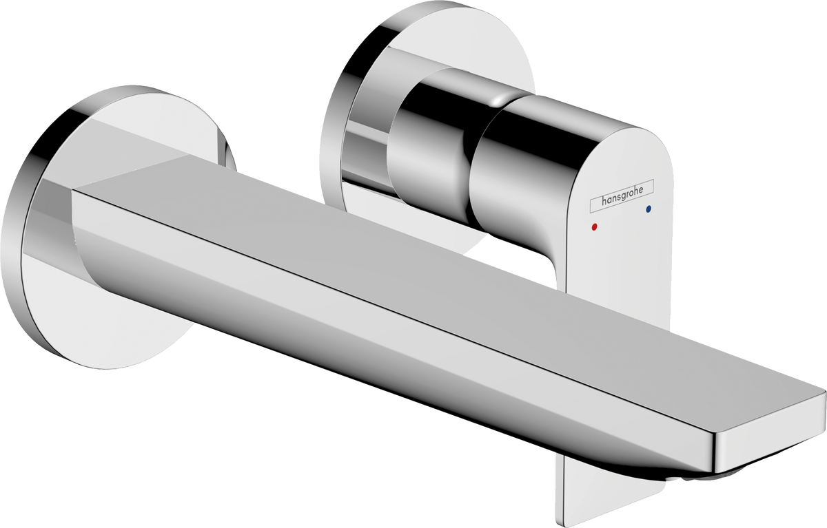 Hansgrohe Rebris E 2-Loch-Waschtischmischer Unterputz, Fertigset, Auslauf 200 mm (chrom)
