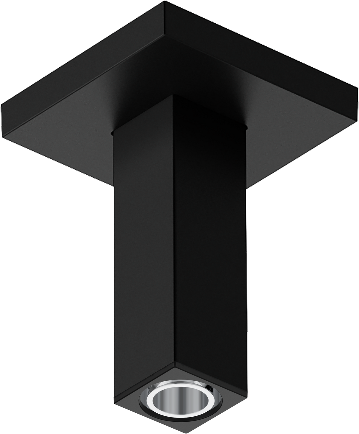 Hansgrohe Deckenanschluss E 100 mm (mattschwarz)