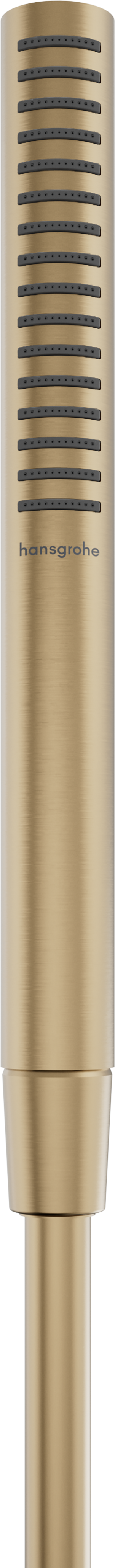 Hansgrohe Pulsify S 100 1jet EcoSmart+ Stabhandbrause, 5,4 l/min (Brushed Bronze)
