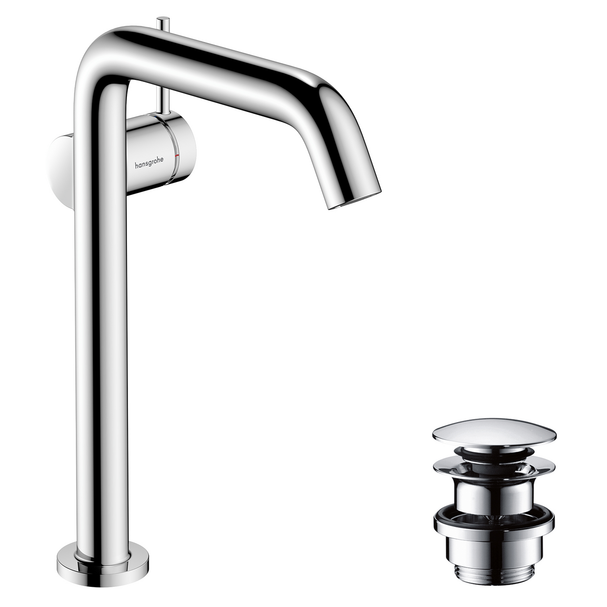 Hansgrohe Tecturis S Waschtischmischer 240 Fine CoolStart mit Push-Open Ablaufgarnitur (chrom)