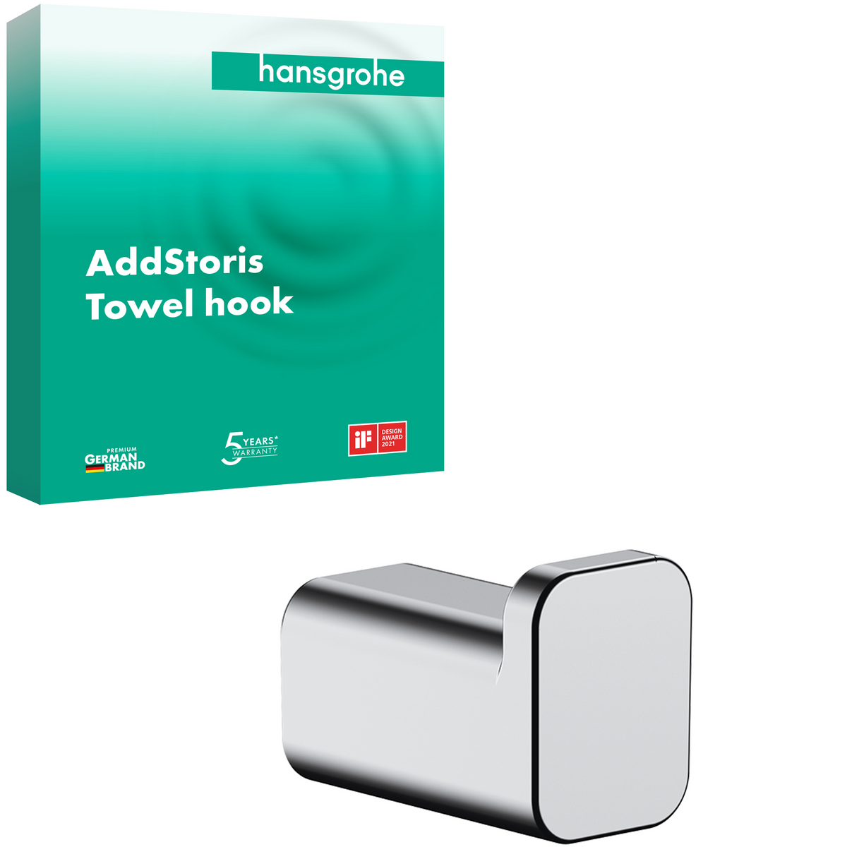 hansgrohe AddStoris Einzelhaken (chrom)
