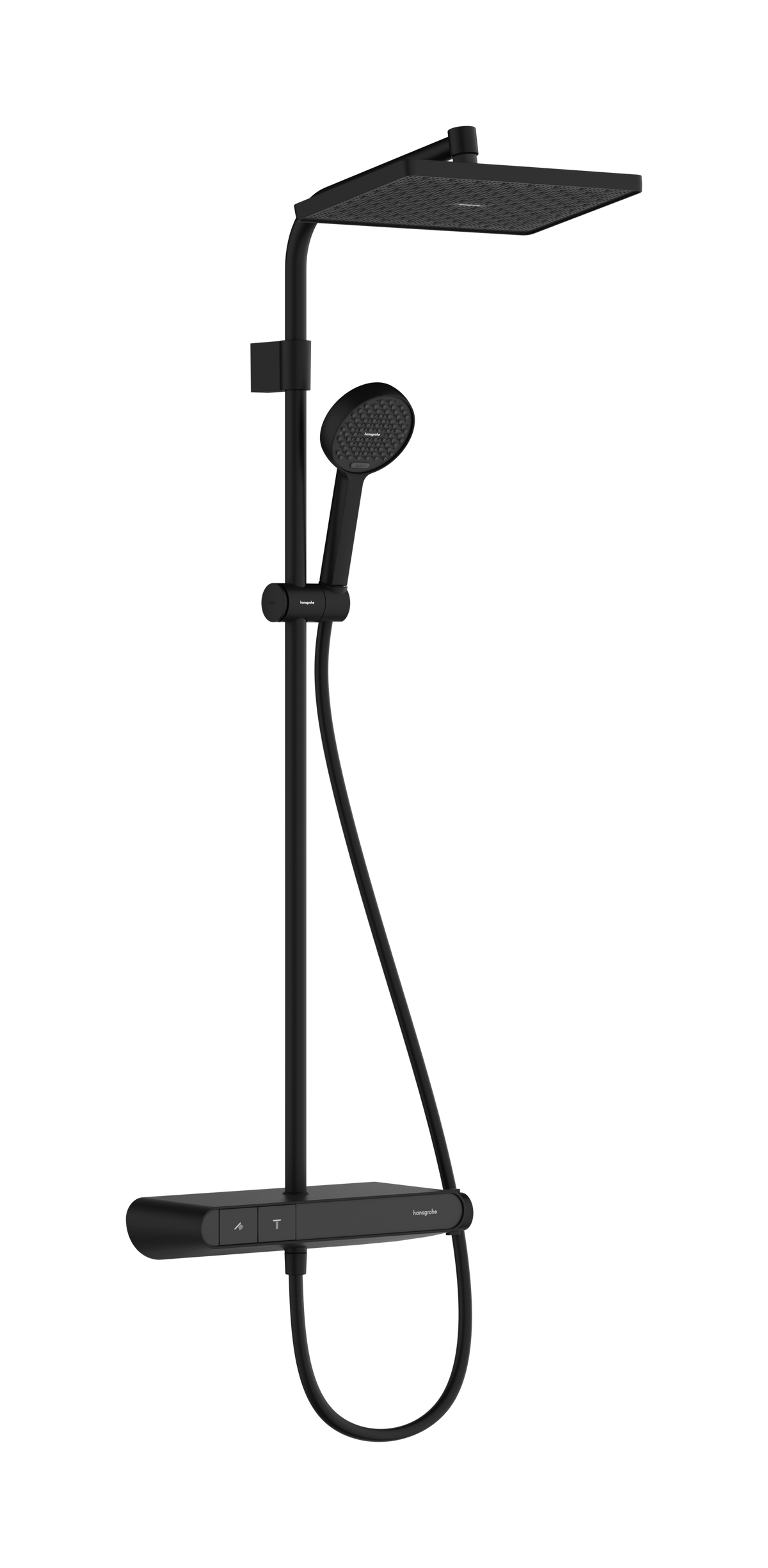 Hansgrohe Activera Q Showerpipe 290/180 1jet EcoSmart+ mit ShowerTablet Select 360 (mattschwarz)