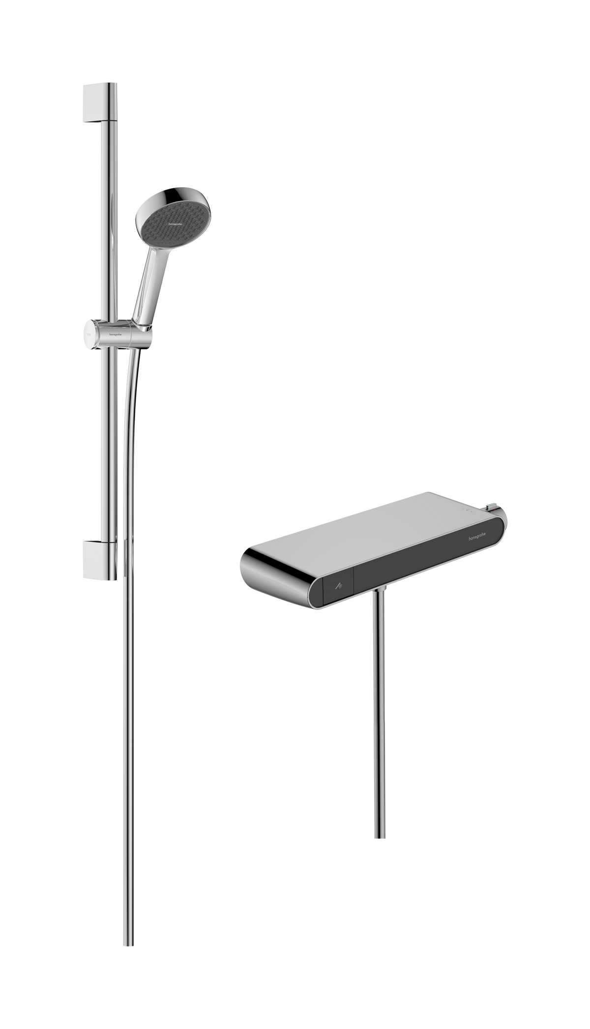 Hansgrohe Activera Select S Brausesystem Aufputz 95 2jet EcoSmart mit ShowerTablet Select 360 (chrom)