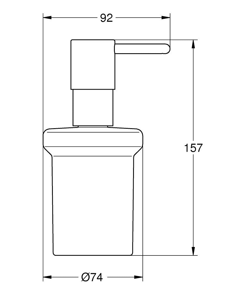 GROHE Essentials Seifenspender (warm sunset gebürstet)