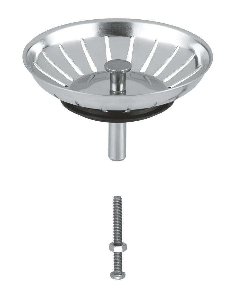 GROHE Stopfen für Küchenspülen mit automatischem Ablauf (edelstahl)