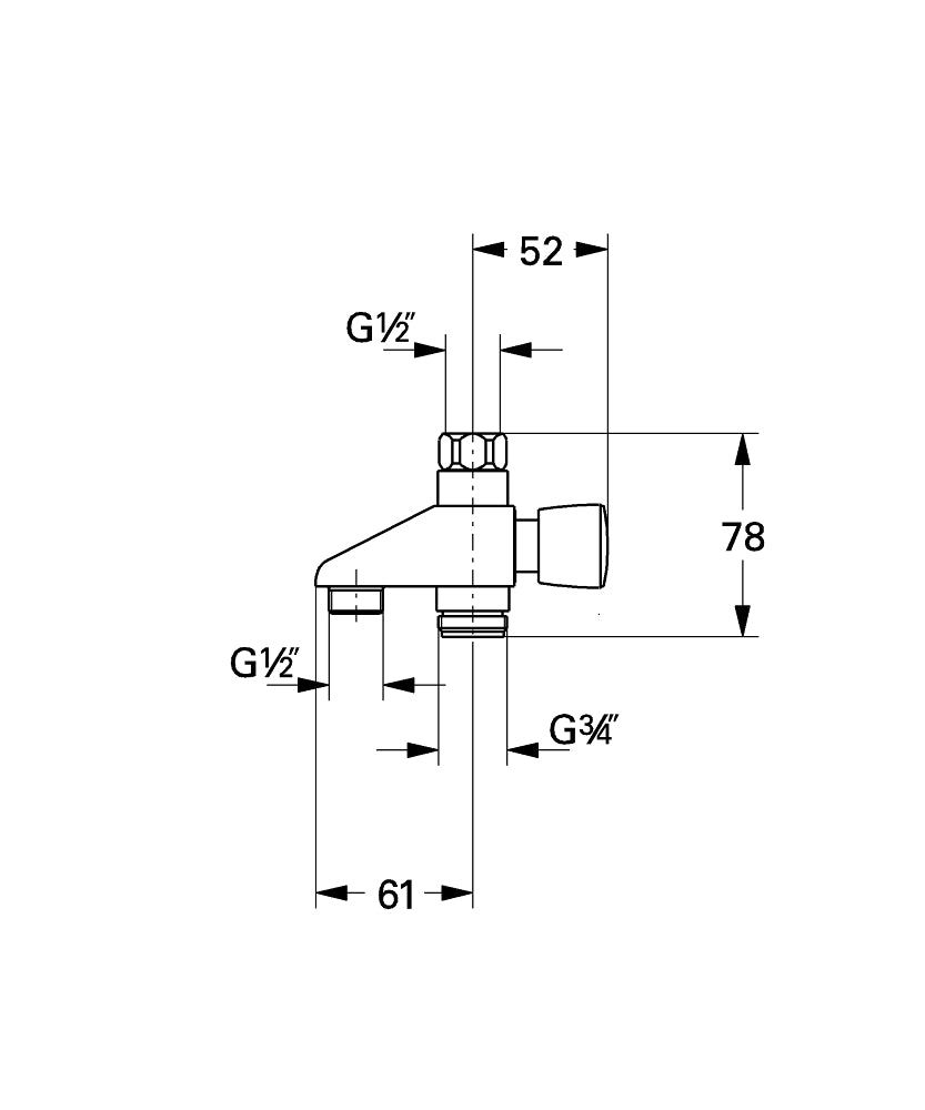 GROHE Umstellung 29736 zur Montage auf Armaturen (chrom)