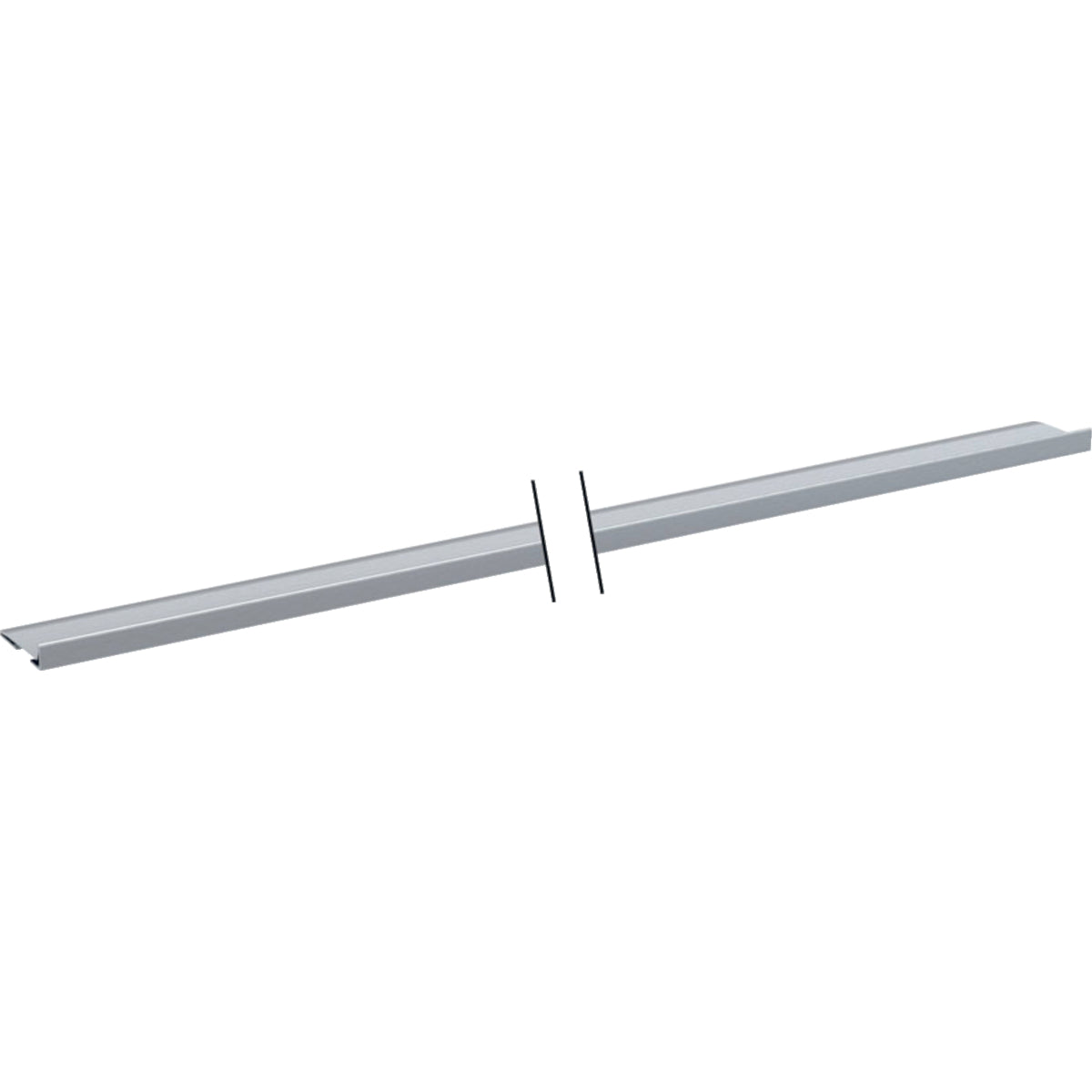 Geberit Kollektorprofil für CleanWall Wandablauf für Dusche, 115 cm (Edelstahl gebürstet)