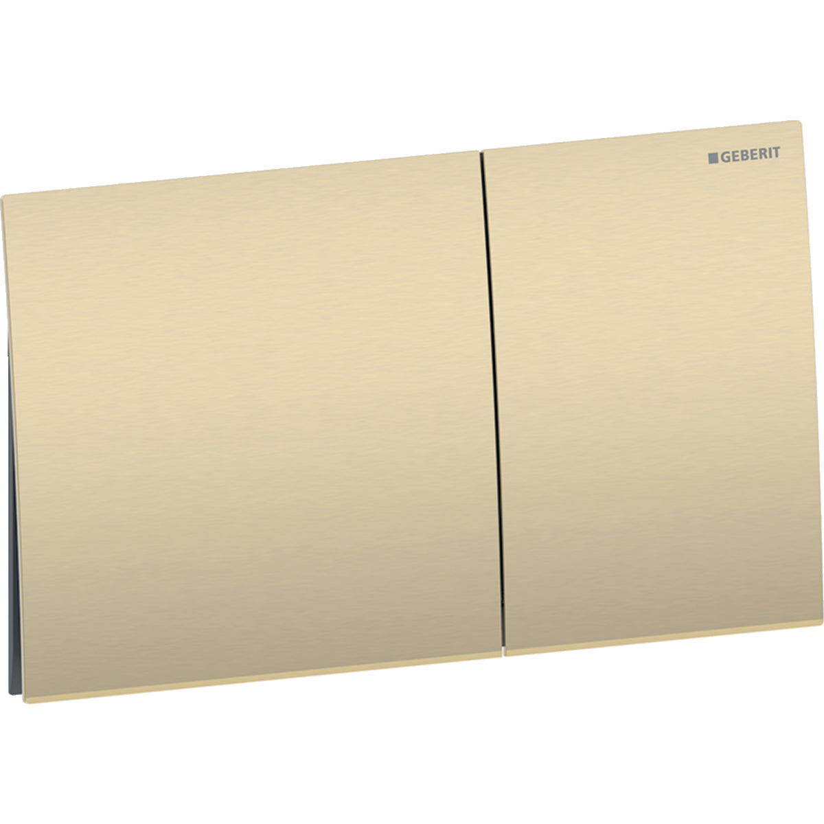 Geberit Sigma70 Betätigungsplatte, eckig, 2-Mengen-Spülung (messing gebürstet)