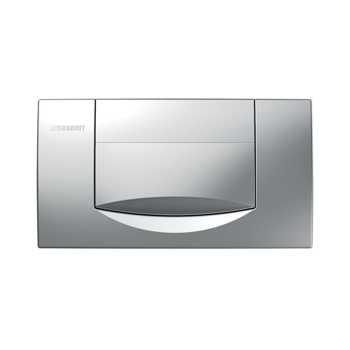 Geberit 200F Betätigungsplatte, eckig, Spül-Stopp-Spülung (chrom matt)