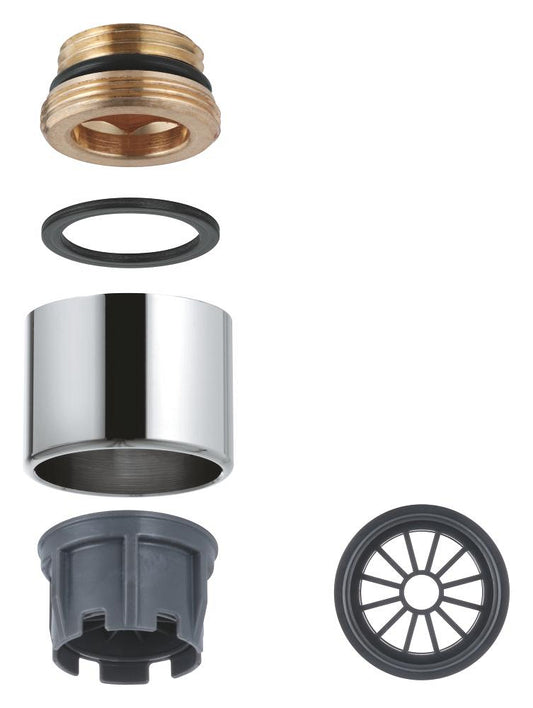 GROHE Strahlregler M22 x 1 Niederdruck für offene Warmwasserbereiter (chrom)