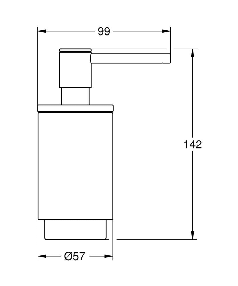 GROHE Selection Seifenspender 41028 für Halter 41027 (chrom)