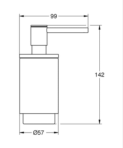GROHE Selection Seifenspender 41028 für Halter 41027 (chrom)