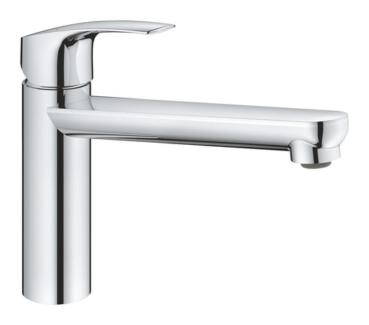 Grohe Eurosmart Einhand-Spültischbatterie 101233, Niederdruck, mittelhoher Auslauf (chrom)