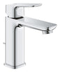 Grohe Cubeo Einhand-Waschtischbatterie 101756, M-Size, Mittelstellung kalt, mit Zugstangen-Ablaufgarnitur (chrom)
