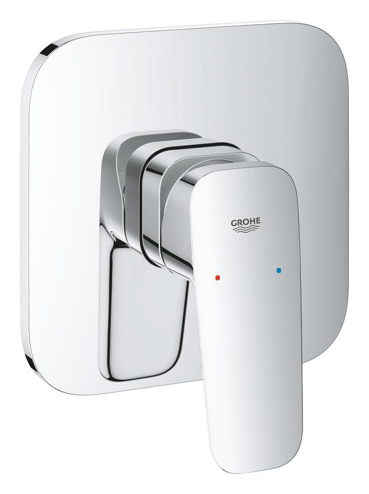 Grohe Cubeo Einhand-Brausebatterie 101777, Fertigmontageset für Rapido SmartBox (chrom)