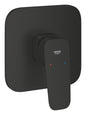 Grohe Cubeo Einhand-Brausebatterie 101777, Fertigmontageset für Rapido SmartBox (matt black)