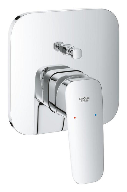Grohe Cubeo Einhand-Wannenbatterie 101778, Fertigmontageset für Rapido SmartBox (chrom)