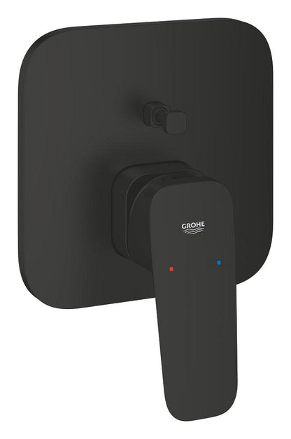 Grohe Cubeo Einhand-Wannenbatterie 101778, Fertigmontageset für Rapido SmartBox (matt black)