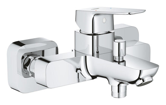 Grohe Cubeo Einhand-Wannenbatterie 101813, Wandmontage (chrom)