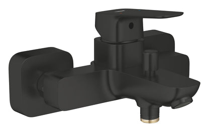 Grohe Cubeo Einhand-Wannenbatterie 101813, Wandmontage (matt black)