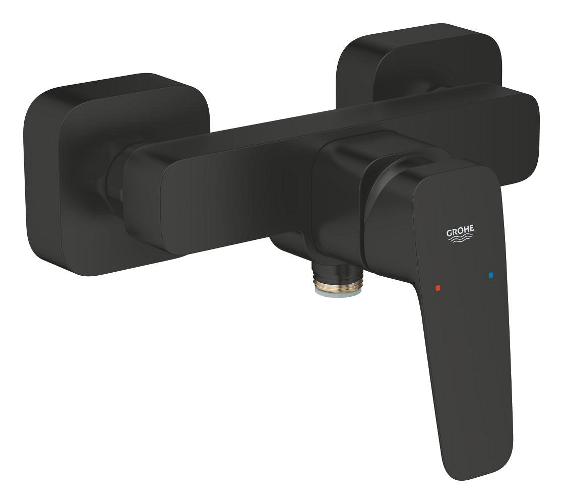 Grohe Cubeo Einhand-Brausebatterie 101824, Wandmontage (matt black)
