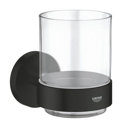 GROHE Essentials Glas mit Halter 102256 (matte black)